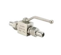 Valvola a sfera con manicotto saldato ad alta pressione da 3/4 pollici Valvola a sfera saldata in tre pezzi in acciaio inossidabile 304 1 pezzo