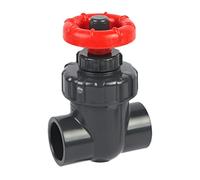 Valvola a sfera con passaggio totale, Valvola a saracinesca a membrana in PVC for il controllo del flusso(Dark Gray,63mm(DN50))