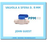 VALVOLA A SFERA D. 8 MM MISCELATORE RICAMBIO OSMOSI INVERSA - JOHN GUEST