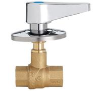 Valvola a sfera da incasso FF con leva e rosone 1/2"