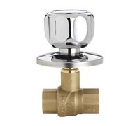 VALVOLA A SFERA DA INCASSO FF CON MANIGLIA E ROSONE 1/2" DN 15 PN 40