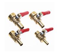 Valvola a sfera di collegamento all'acqua nebulizzata 4-12mm Portagomma 1/8 '' 1/2 '' 1/4 '' Raccordo filettato maschio Raccordo for tubo di rame Adattatore di montaggio