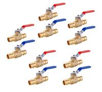 Valvola a sfera di espansione PEX A senza piombo da 1/2 e 3/4 pollici - Raccordi di intercettazione durevoli for impianti idraulici(3/4inch(10pack))