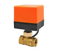 Valvola a sfera DN15 DN20 DN25 DN50 a 3 fili e 2 controlli da 1/2" 3/4" 1" 2" Valvola a sfera in ottone motorizzata 220V 24V 12V AC/DC(1-1/4",2 WAY_220VAC)