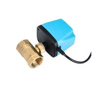 Valvola a sfera elettrica 1/2" 3/4" 1" 2" Valvola a sfera motorizzata a due fili normalmente chiusa/aperta Elettrica AC220V DC12V DC24V(1/2",12VDC_NORMALLY CLOSED)
