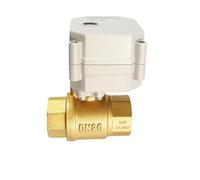 Valvola a sfera elettrica a passaggio pieno da 3/4" AC110V a 230V con filettatura BSP/NPT con indicatore DN20 Valvola a sfera attuata for il trattamento dell'acqua(BSP_AC110V-230V_CR202)