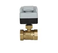 Valvola a sfera elettrica autointegrata manuale a due vie a tre vie a tre fili a due comandi AC220V valvola a sfera a vite con filettatura interna elettrica(2W DN50)