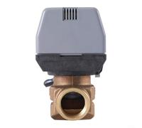 Valvola a sfera elettrica d'ottone VC6013 che sostiene freddo e caldo per i sistemi idrici con il montaggio del filo interno e la valutazione PN16 (DN25)