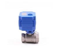 Valvola a sfera elettrica G3/4 Valvola a sfera a passaggio totale in acciaio inox a 2 vie Attuatore a 2 fili AC/DC 9-24V(AC220V-CR02)