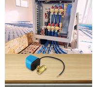 Valvola a sfera elettrica in ottone con motore bidirezionale a tre fili a due controlli, attuatore a 2 vie da 220 V per un controllo preciso del flusso di acqua calda o fredda e glicole, veloce (DN20)
