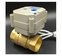 Valvola a sfera elettrica in ottone da 1'' DC/AC9V-24V 3/7 fili On/Off 5 sec DN25 Valvola motorizzata TF25-B2-B for il trattamento dell'acqua(Bsp,ACDC9V-24V-CR303)