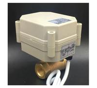 Valvola a sfera elettrica in ottone DN10 a 2 vie da 3/8'' con ingranaggi in metallo AC/DC9-24V 3/7 fili On/Off 5 secondi for la purificazione dell'acqua(Dn10 Bsp Thread,9V TO 24V-CR703)