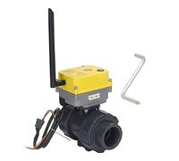 Valvola a sfera elettrica intelligente PVC IP67 Impermeabile APP Valvola dell'acqua con telecomando 15W 50NM Coppia per l'irrigazione della gestione dell'acqua (DN40)