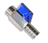 Valvola a sfera esterna in acciaio inossidabile 304 con struttura morbida di tenuta, adatta per applicazioni ad alta pressione in strutture commerciali e residenziali (DN10+10mm)