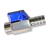 Valvola a sfera esterna in acciaio inossidabile 304 con struttura morbida di tenuta, adatta per applicazioni ad alta pressione in strutture commerciali e residenziali (DN15+16MM)