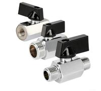 Valvola a sfera filettata da 35,5 cm per compressore d'aria e acqua, valvola di intercettazione dell'olio con corpo in metallo solido per una gestione efficace dei fluidi (B)