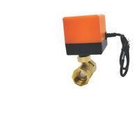 Valvola A Sfera Filettata Elettrica In Ottone A 2 Vie E 3 Fili, Con Attuatore, DN15/DN20/DN25/DN32, AC 220V DC 12V(DN15,220V)