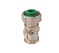 Valvola A Sfera FL Esclusa. Passaggio D2/AG G3/4i x G3/4a MS Verniciata Con Cono