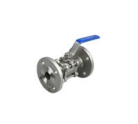 Valvola a sfera flangiata a passaggio totale PN16 in acciaio inossidabile da 1" for acqua calda e fredda, olio e altri mezzi