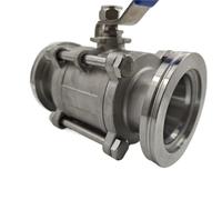 Valvola a sfera for alto vuoto ISO63 ISO80 ISO100 Valvola a sfera for vuoto manuale(ISO100)