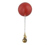 Valvola a sfera galleggiante, 1 pezzo valvola a galleggiante per serbatoio dell'acqua, valvola di riempimento per WC, valvola a galleggiante in ottone con interruttore a sfera in plastica per
