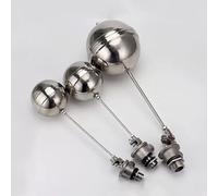 Valvola a sfera galleggiante ad alto flusso in acciaio inossidabile 304 - Resistente alle alte temperature for serbatoi d'acqua 1 pz(1/2inch)