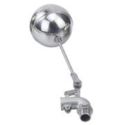 Valvola a sfera galleggiante in acciaio inossidabile da 1/2", 3/4", 1", con gomito a 90 gradi regolabile, controllo del flusso for cisterna/serbatoi di espansione, 1 pz (3/4")(1 1/2")