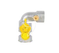 VALVOLA A SFERA GAS A SQUADRA 3/4" - 1" CON PRESA PRESSIONE ENOLGAS