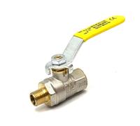 Valvola A Sfera Gas LPG 1/4"M X 1/4"F Valvola Manuale Di Chiusura Gas.