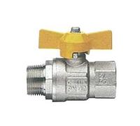 Valvola a Sfera Gas m F con Maniglia a T London ART.069 Mf ½ Itap 2 Pezzi
