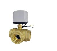 Valvola a sfera impermeabile in ottone a tre vie T/L tipo a tre fili a due comandi a tre fili a un comando 220V 24V 12V(1/2",T TYPE_220VAC_CR02)