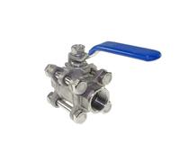 Valvola a sfera in acciaio inossidabile 304 a 3 pezzi con porte complete femmina DN15-DN50 G1/2"(DN50)