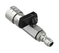 Valvola a sfera in acciaio inox per idropulitrice ad alta pressione con presa a connessione rapida per un controllo efficiente del flusso d'acqua durante il lavaggio dell'auto e le attività di pulizia