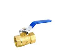 Valvola a sfera in ottone, 3 Pezzi DN8 DN10 DN15 DN20 DN25 DN32 DN40 DN50 Valvola A Sfera In Ottone Interamente Rame Filettatura Interna Interruttore For Gas Naturale Acqua Del Rubinetto(DN8)