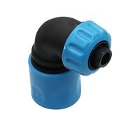 Valvola a sfera in ottone a 3 vie, 1 connettore for acqua da giardino in ABS 1/2", raccordo a gomito for tubo 'acqua dolce, adattatore for collegamento rapido del di irrigazione