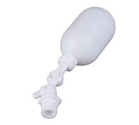 Valvola a sfera in ottone a 3 vie, Galleggiante da 1/4 di pollice for purificatore d'acqua RO, acquario, cambio automatico 'acqua, valvole a galleggiante, regolatore livello in plastica bianca