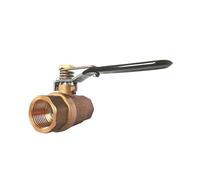 Valvola a sfera in ottone Acciaio inossidabile Piccola valvola a con ritorno automatico a molla DN20 Filettatura femmina 3/4" BSP a 2 vie(Brass)