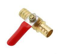Valvola a sfera in ottone con maniglia a leva per arresto acqua, olio, gas, adatta per misure da 6, 8, 10, 12 mm (12 mm)