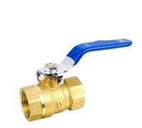 Valvola a sfera in ottone da 1/2" 3/4" 1" 2" 3" 4" interamente in rame con filettatura interna Interruttore for gas naturale Acqua del rubinetto(2-1/2")