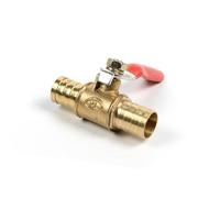 Valvola a sfera in ottone da 12 mm, per valvola di arresto e tubo spinato per rubinetto e olio, confezione da 1