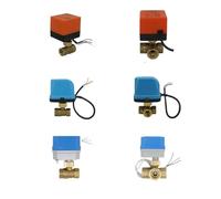 Valvola a sfera in ottone DC12V 3-Wire 2 Attuatore di controllo 3 modi/2 vie DN15 DN20 DN25 DN32 DN40 motorizzato (3 vie, C_DN40)