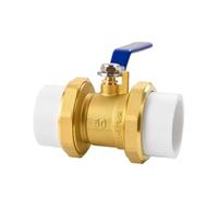 Valvola A Sfera In Ottone PPR, Rame Hot Melt A Doppia Unione for L'approvvigionamento Idrico, Costruzione