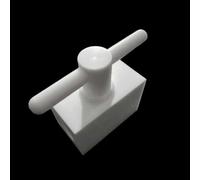 Valvola a sfera in PTFE di alta qualità - Tipo con filettatura interna, devise in 1 pezzo for un controllo efficiente del fluido(G1/2-G1/2)