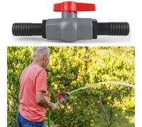 Valvola a sfera in PVC con connettore tubo per applicazioni irrigazione e tubi