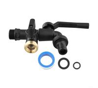 Valvola a sfera in rame da 3/4" per uso esterno con protezione antigelo verificata e resilienza termica prestazioni affidabili che cambiano condizioni ambientali (1/2x3/4x3/4+1 capezzolo)