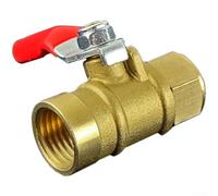 Valvola a sfera in rame manuale ad alta pressione A Size (D) | Modalità di controllo manuale, regolazione precisa del flusso, dimensioni compatte di 3,6 cm, costruzione in rame