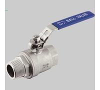 VALVOLA A SFERA M/F IN ACCIAIO INOX LUCCHETTABILE 1/2