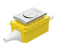Valvola a Sfera maschio-maschio per Gas Ø 3/4" Sportello cromato Cromo-giallo