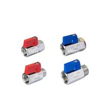 Valvola a sfera mini mini esterna e esterna in acciaio inossidabile YIYUN DN8, DN10, DN15 1, 2, 3, 4, 6 punti 1 valvola di commutazione(Light Purple)