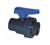 VALVOLA A SFERA MONOGHIERA IN PVC CON FILETTO FF 2"1/2